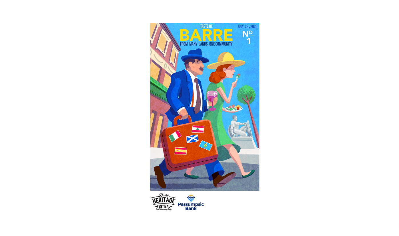 Taste of Barre Poster designed by Rob Donnelly